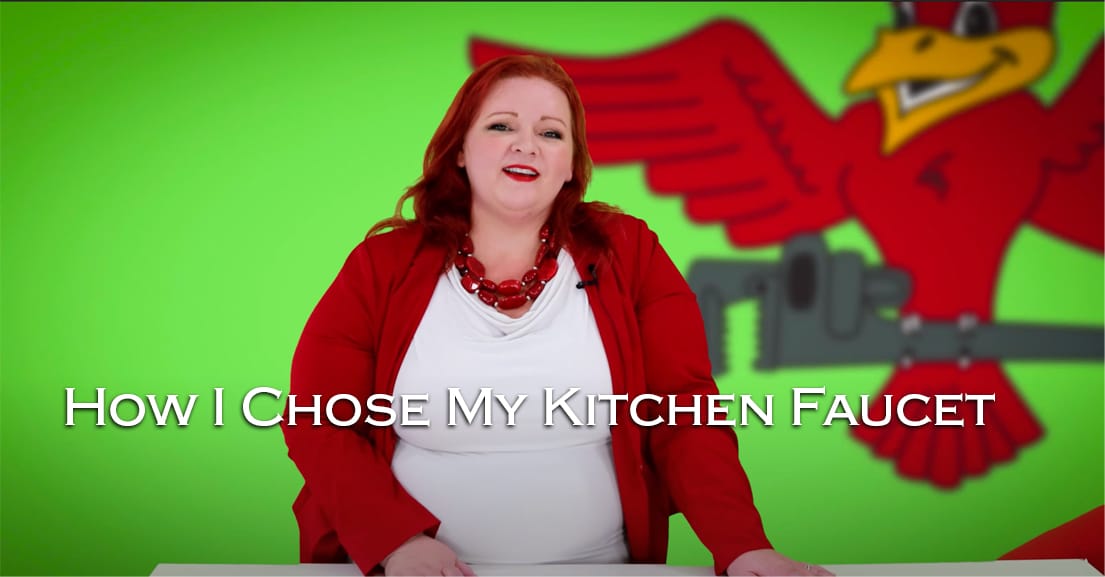 Owner of Robins Plumbing, Stephanie Robins blog titled 'How I Chose My Kitchen Faucet'