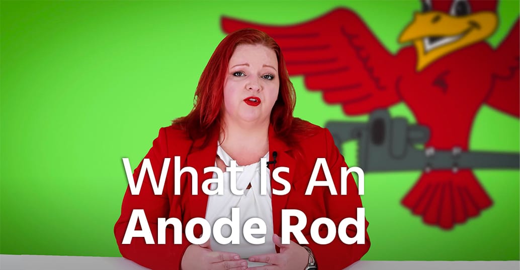 The thumbnail for Robins Plumbing blog titled what is an anode rod written by Stephanie Robins.