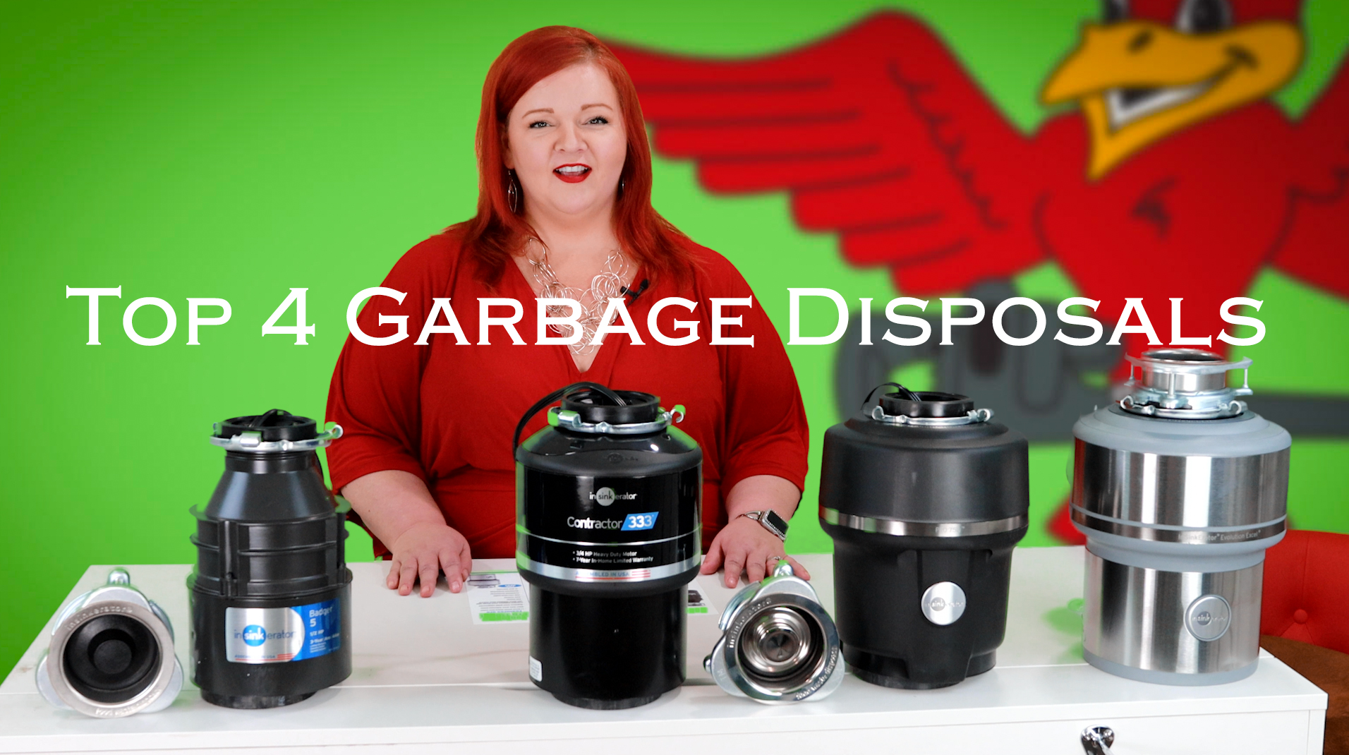 Cover image of the blog "Top 4 Garbage Disposals" which reviews the best disposal options on the market
