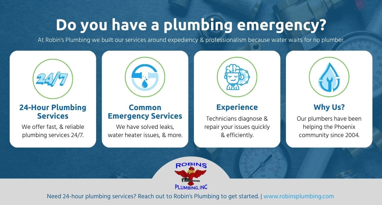 do you have a plumbing emergency infographic