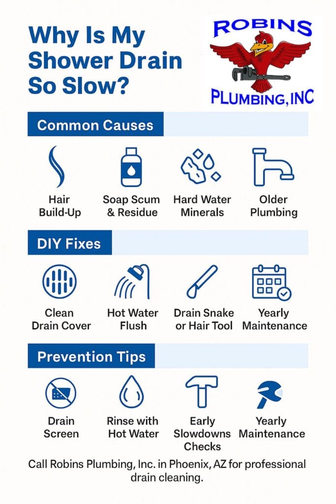 Shower stoppages tips