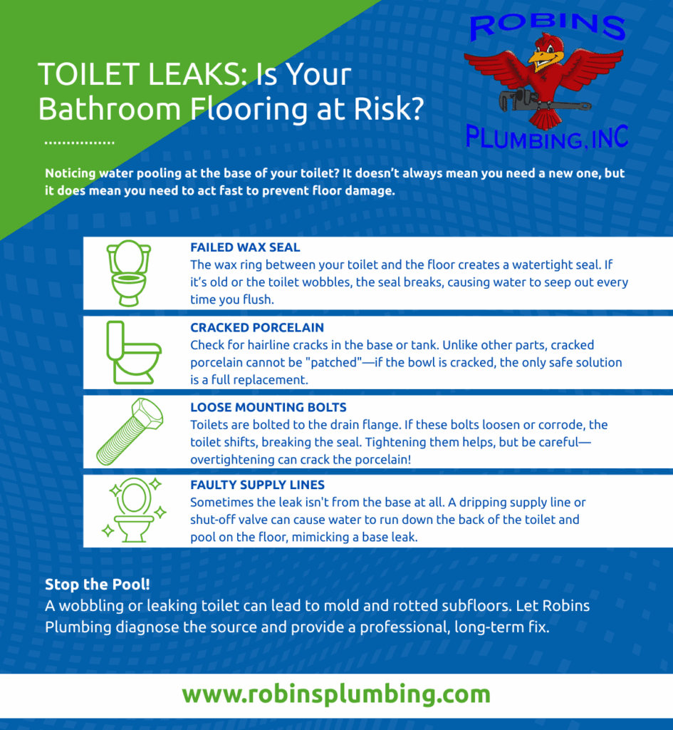 Do You Have a Leak at the Bottom of Your Toilet? Here’s What You Need to Know