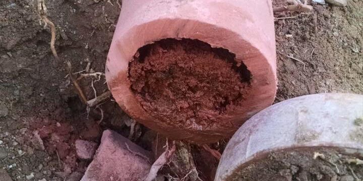 Styrofoam piping with debris inside for blog "What We Want Every Phoenix Realtor® to Know!"