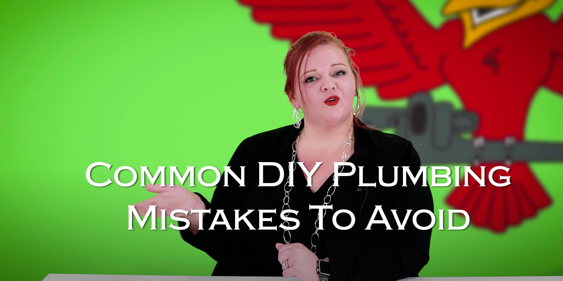 Stephanie Robins, owner of Robins Plumbing featuring titled blog Common DIY Plumbing Mistakes To Avoid