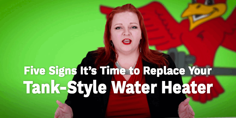 The thumbnail for Robins Plumbing blog titled with Five signs it's time to replace your tank style water heater.