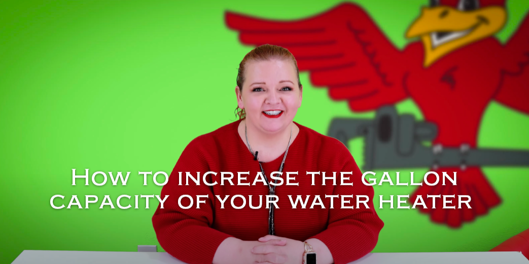 Stephanie Robins, the owner of Robins Plumbing and featured blog titled 'how to increase the gallon capacity of your water heater'