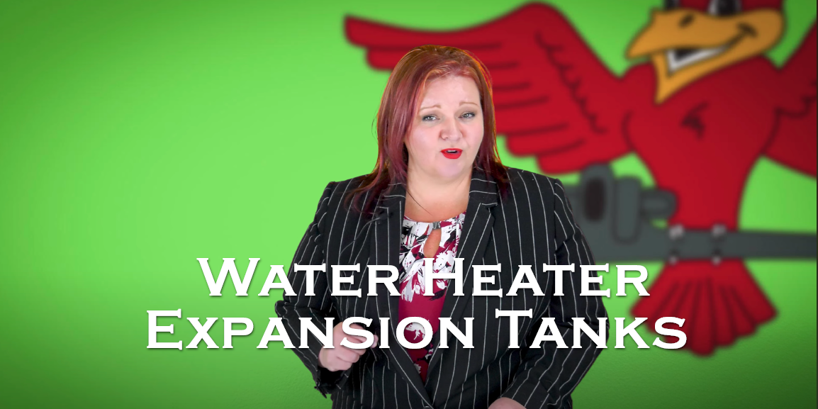 Stephanie Robins, owner of Robins Plumbing features titled blog water heater expansion tanks.