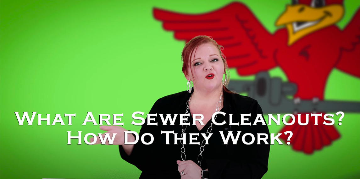 Stephanie Robins, owner of Robins Plumbing with featured blog titled 'what are sewer cleanouts how do they work'