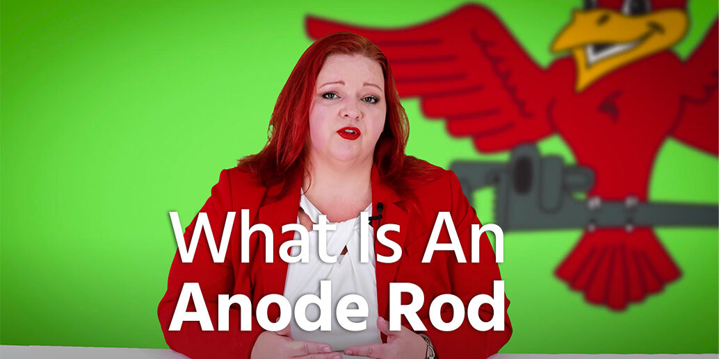 The thumbnail for Robins Plumbing blog titled what is an anode rod written by Stephanie Robins.