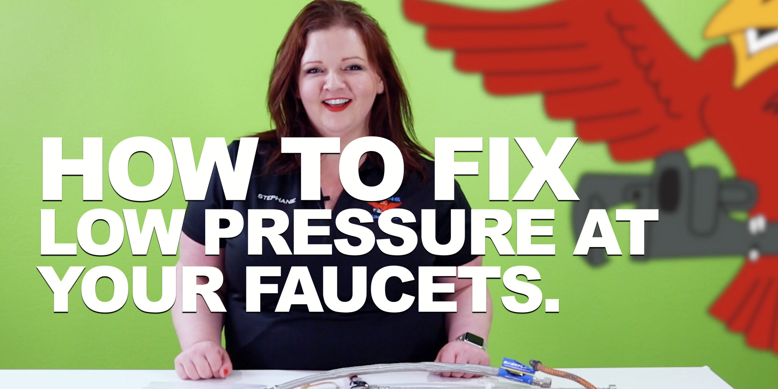 Cover photo for blog and video "How to Fix Low Pressure at Your Faucets"
