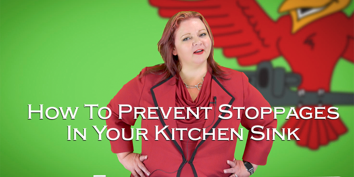 Stephanie Robins, the owner of Robins Plumbing with her blog titled 'How to prevent stoppages in your kitchen sink'