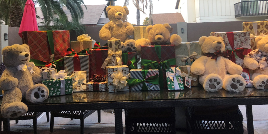 Image of presents stacked up for blog "So Much More Than Plumbing"