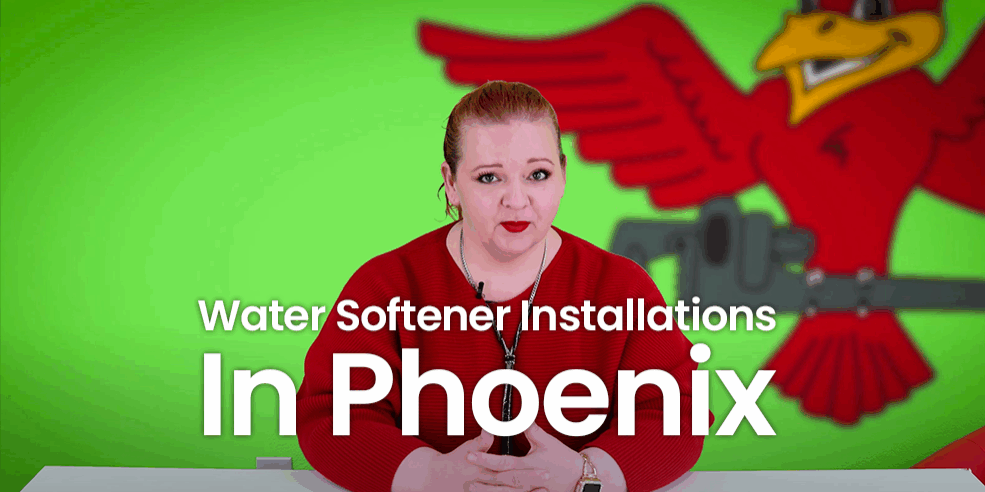 The thumbnail for Robins Plumbing blog titled "water softener installations in Phoenix"